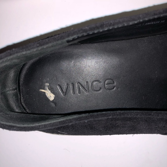 Vince Black Suede Slip-On Sneakers - Picture 3 of 6